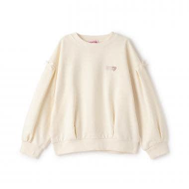 加絨背面印花套頭衫