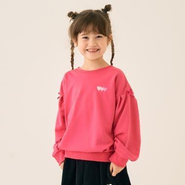 加絨背面印花套頭衫