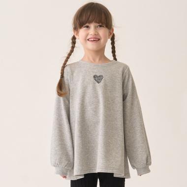 加絨A字版型單點裝飾套頭衫