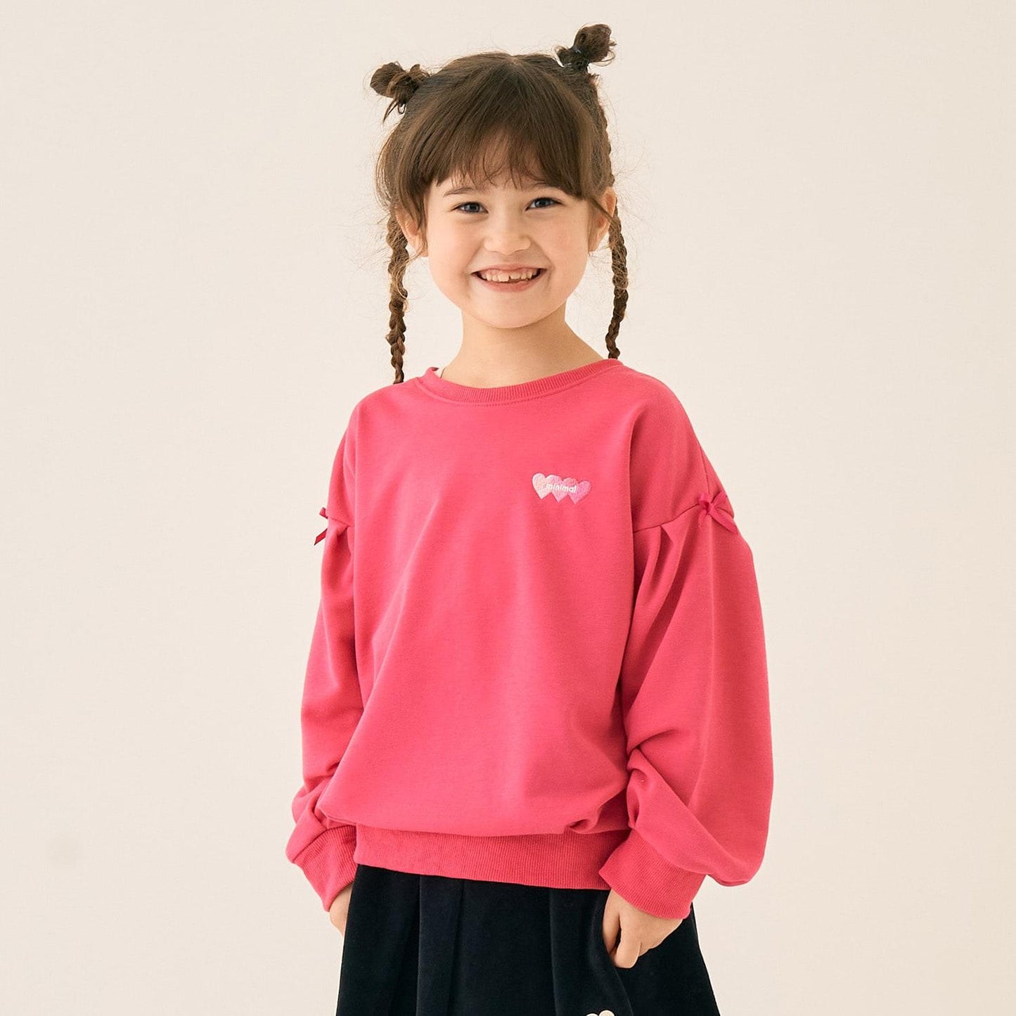 加絨背面印花套頭衫