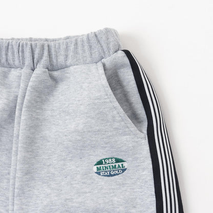 側邊條紋運動長褲【可成套搭配】