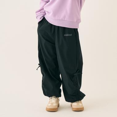 內裡抓絨抽繩尼龍長褲