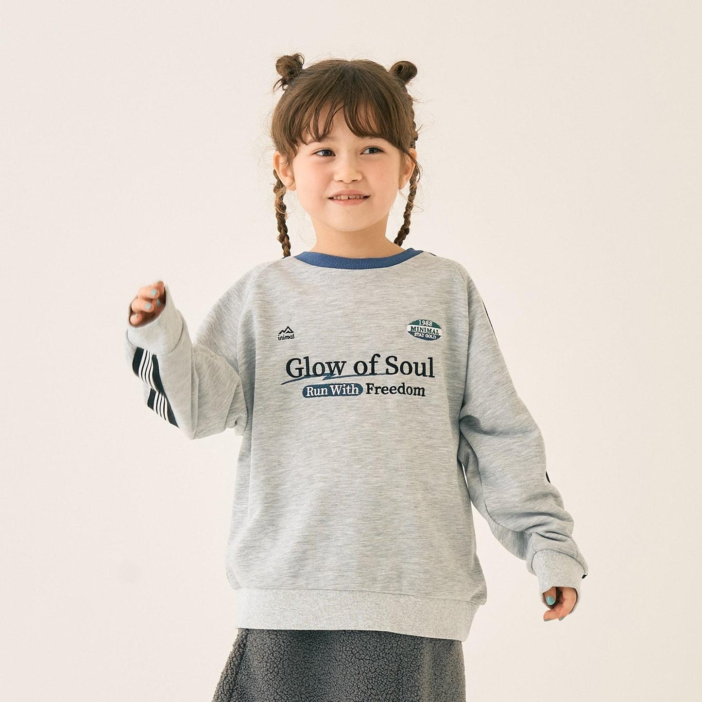 袖部條紋衛衣【可成套搭配】