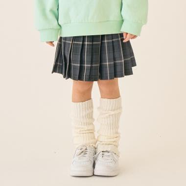 T/R格紋百褶裙褲