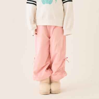 內裡抓絨抽繩尼龍長褲