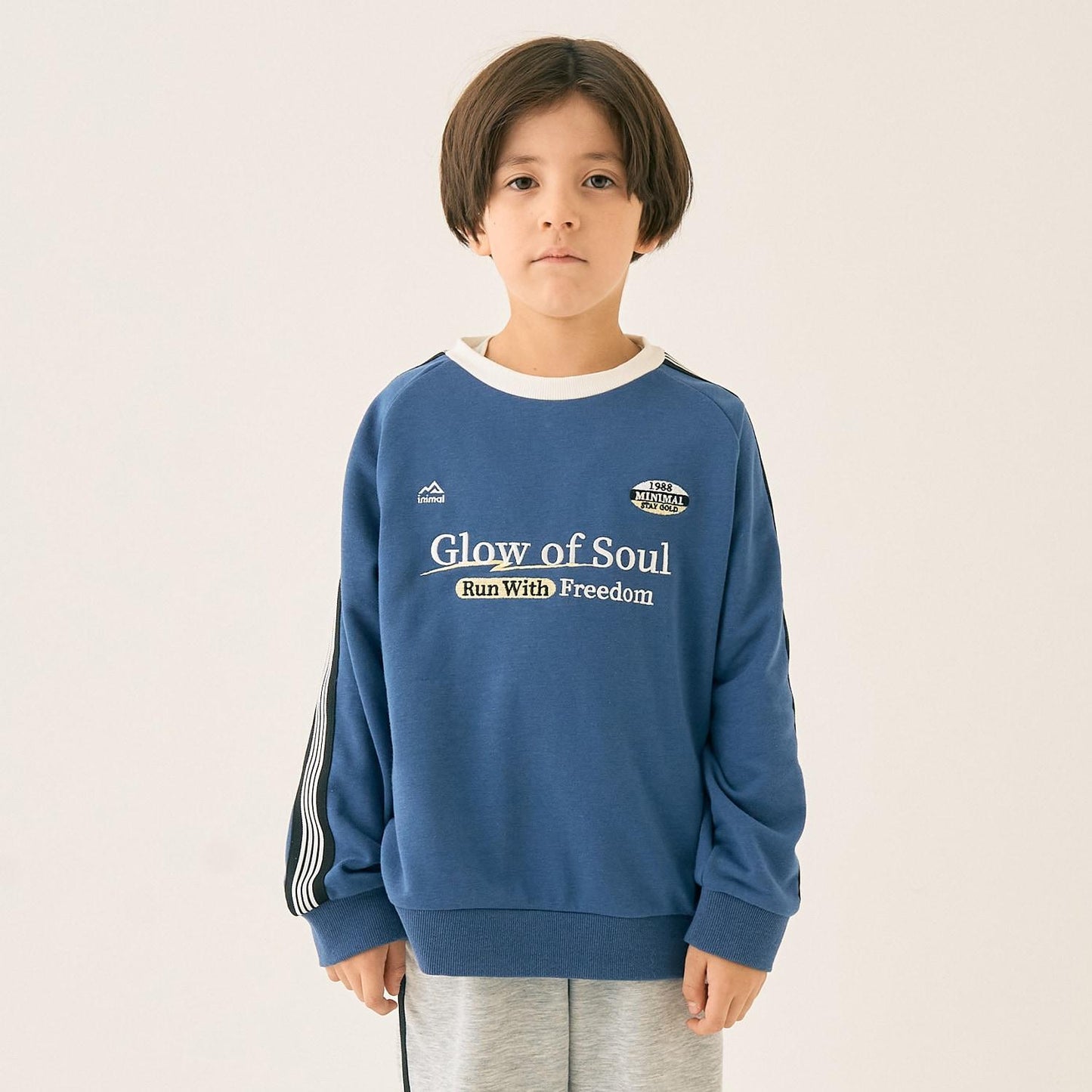 袖部條紋衛衣【可成套搭配】