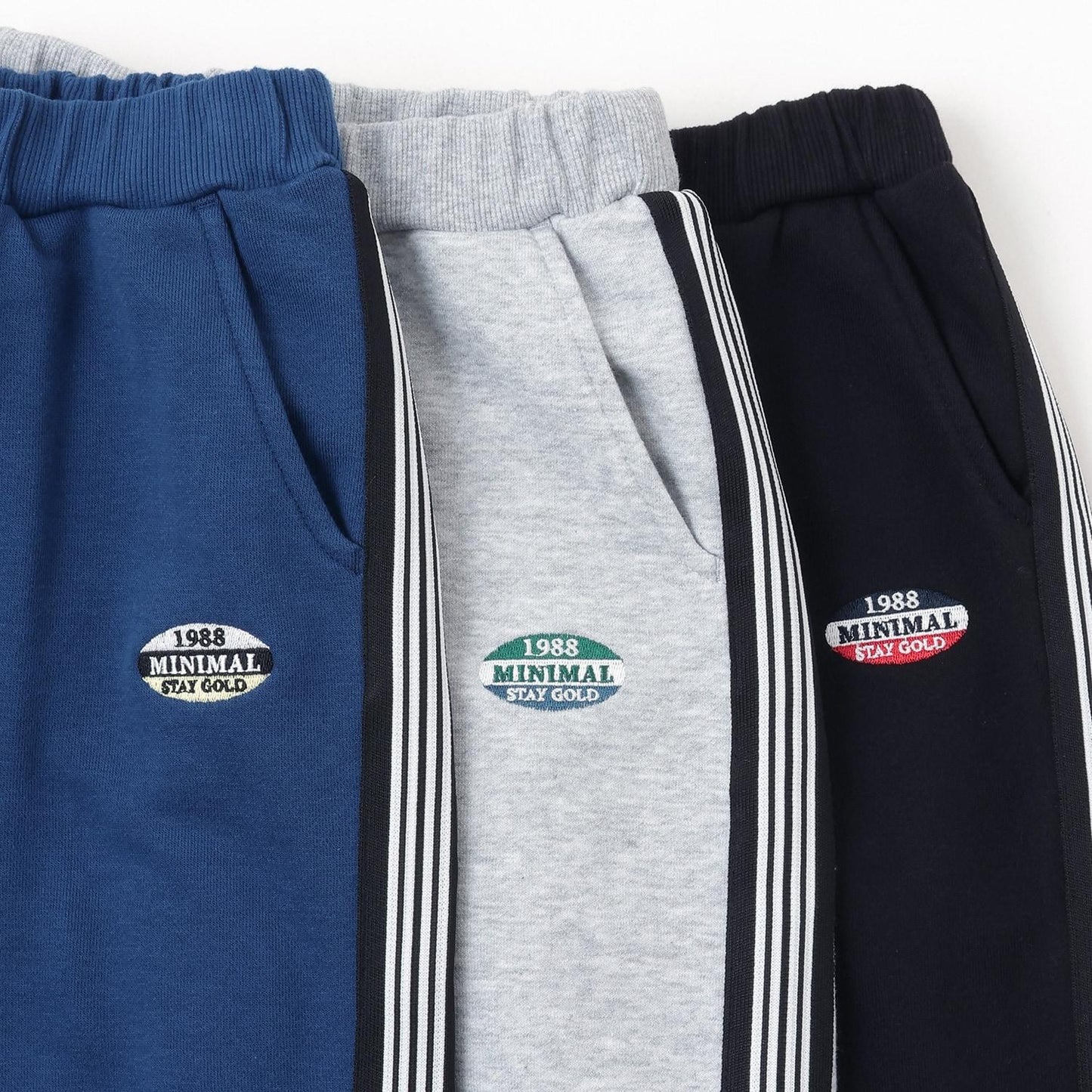 側邊條紋運動長褲【可成套搭配】