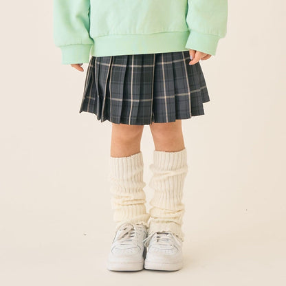 T/R格紋百褶裙褲