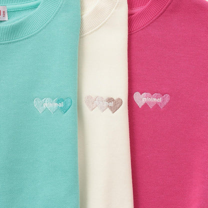 加絨背面印花套頭衫