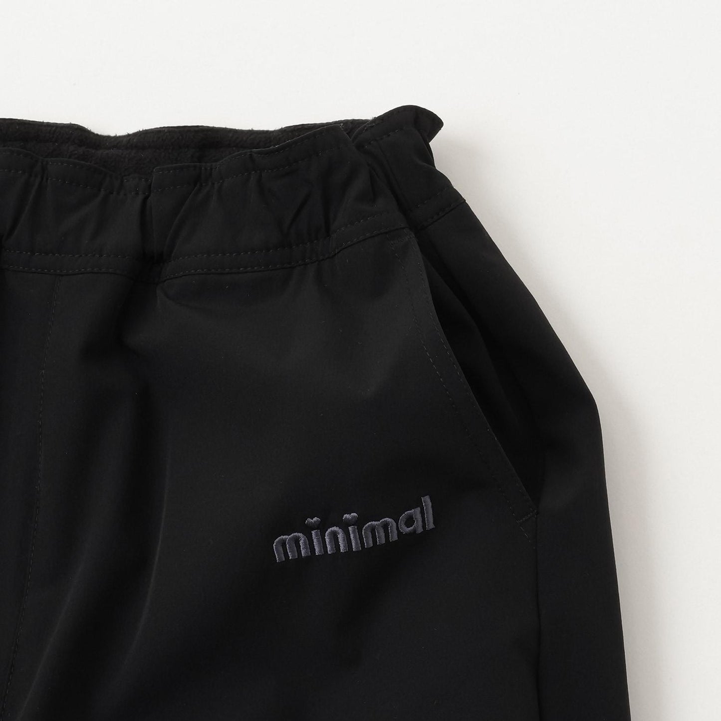 內裡抓絨抽繩尼龍長褲