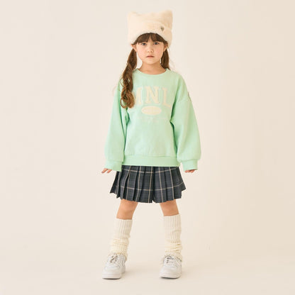 T/R格紋百褶裙褲