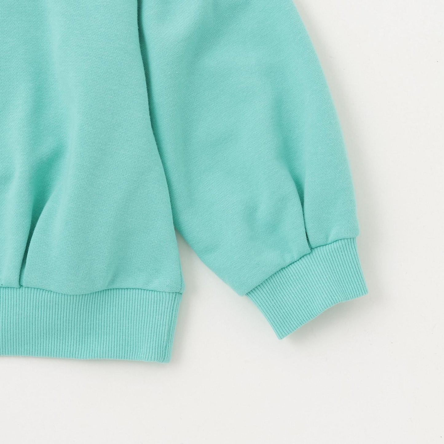 加絨背面印花套頭衫