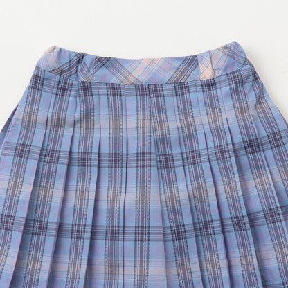 T/R格紋百褶裙褲