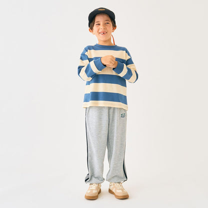 側邊條紋運動長褲【可成套搭配】