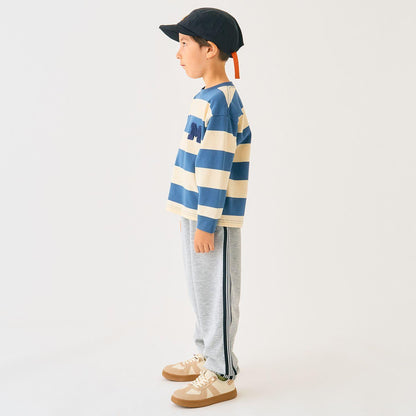 側邊條紋運動長褲【可成套搭配】