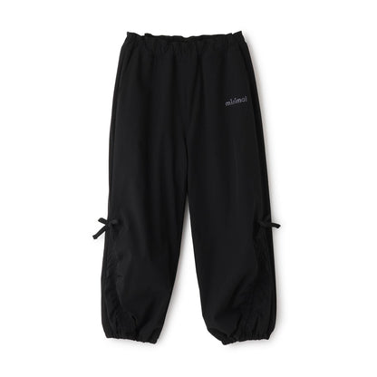 內裡抓絨抽繩尼龍長褲