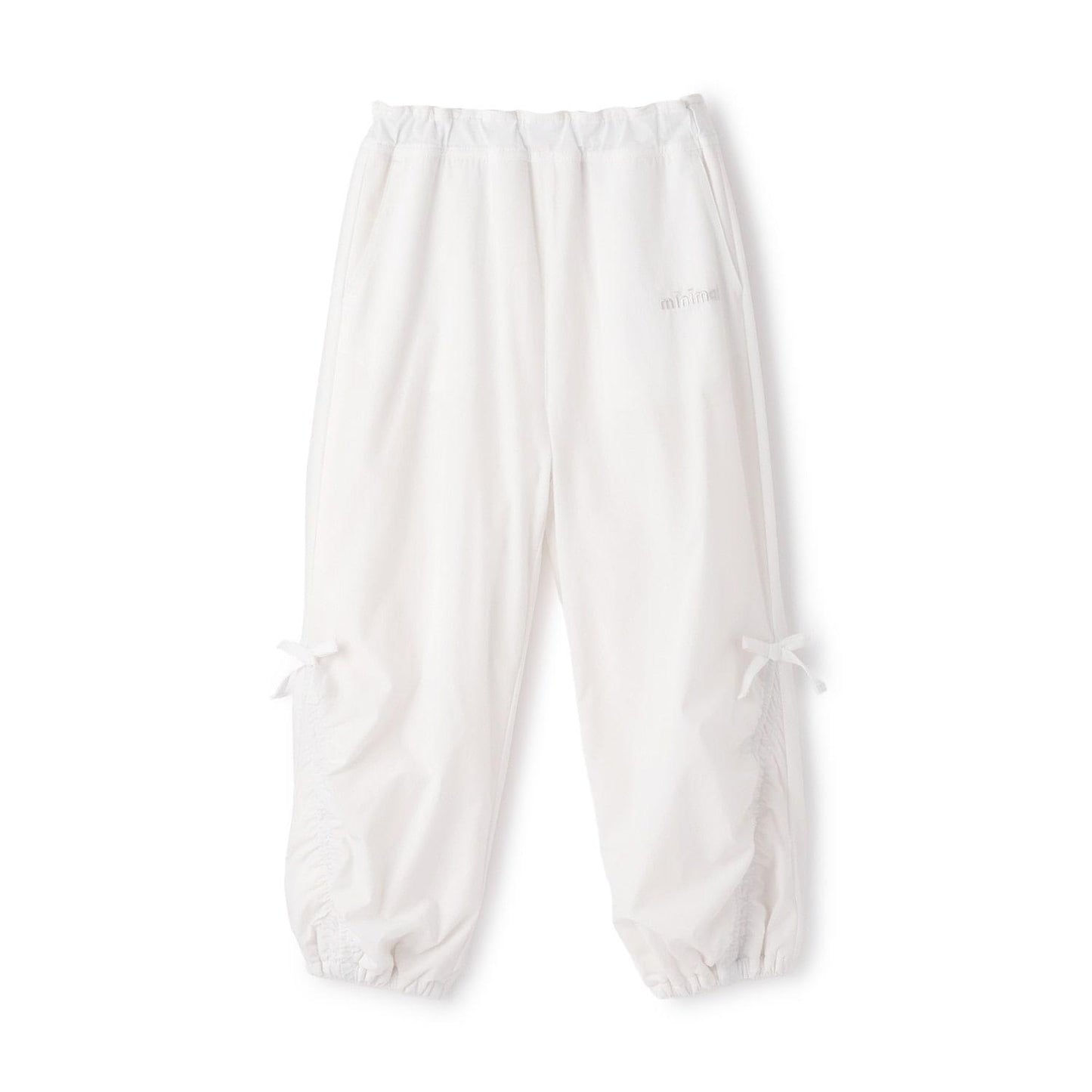 內裡抓絨抽繩尼龍長褲