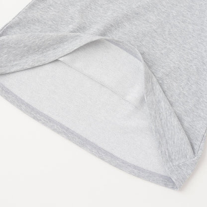 加絨A字版型單點裝飾套頭衫