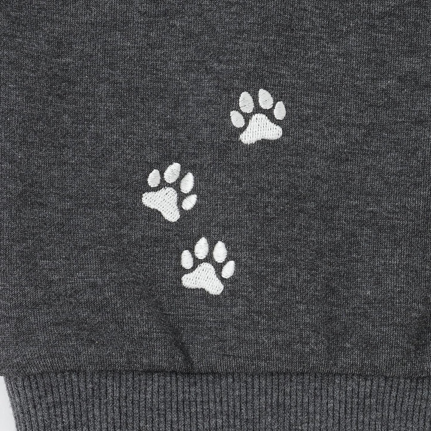 貓耳仿皮草標誌連帽衛衣