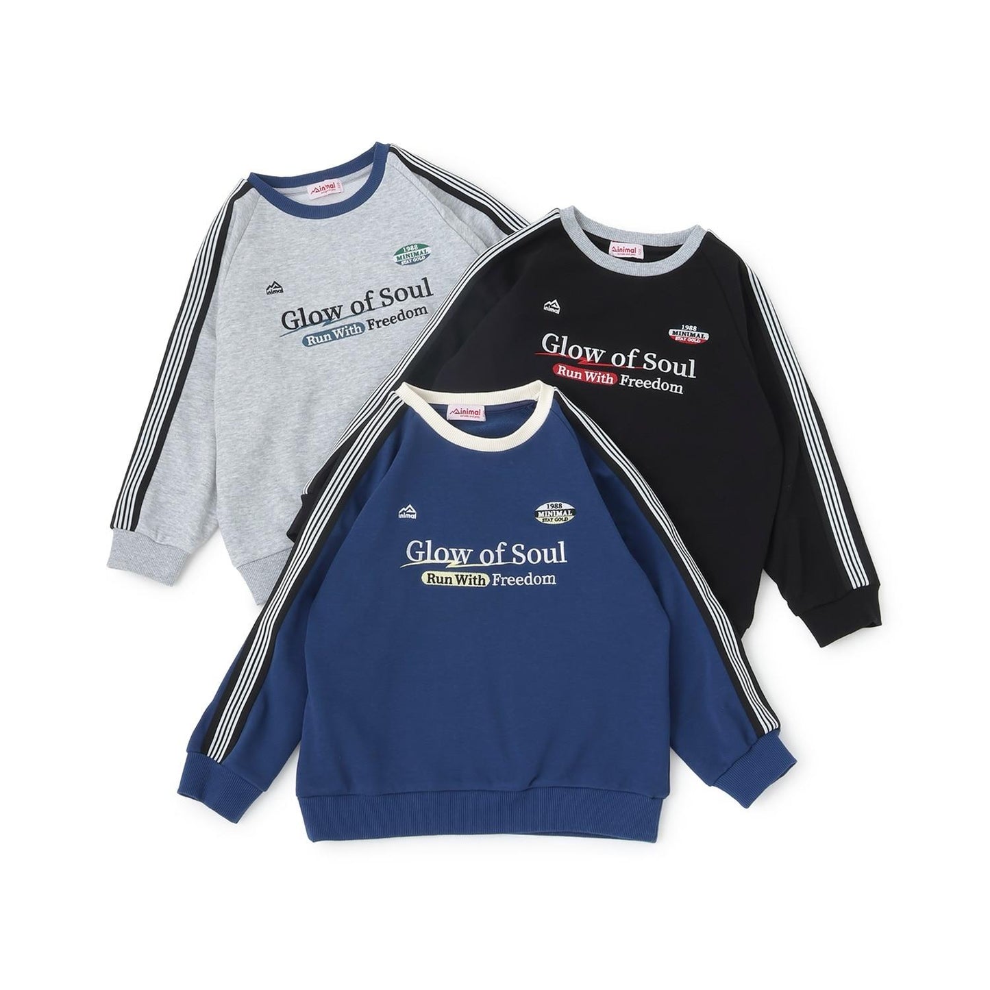 袖部條紋衛衣【可成套搭配】