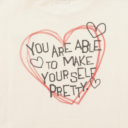 加絨背面印花拼接套頭衫