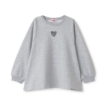 加絨A字版型單點裝飾套頭衫