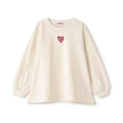 加絨A字版型單點裝飾套頭衫