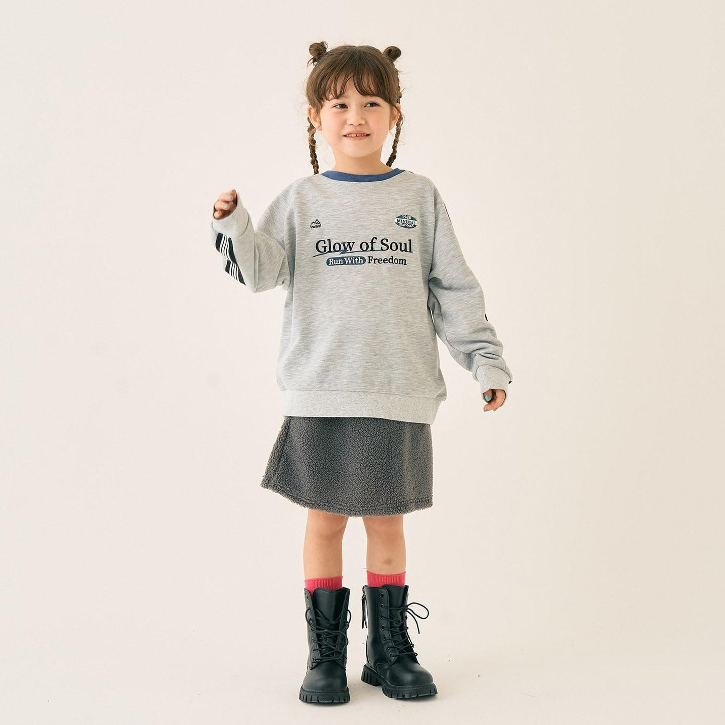 袖部條紋衛衣【可成套搭配】