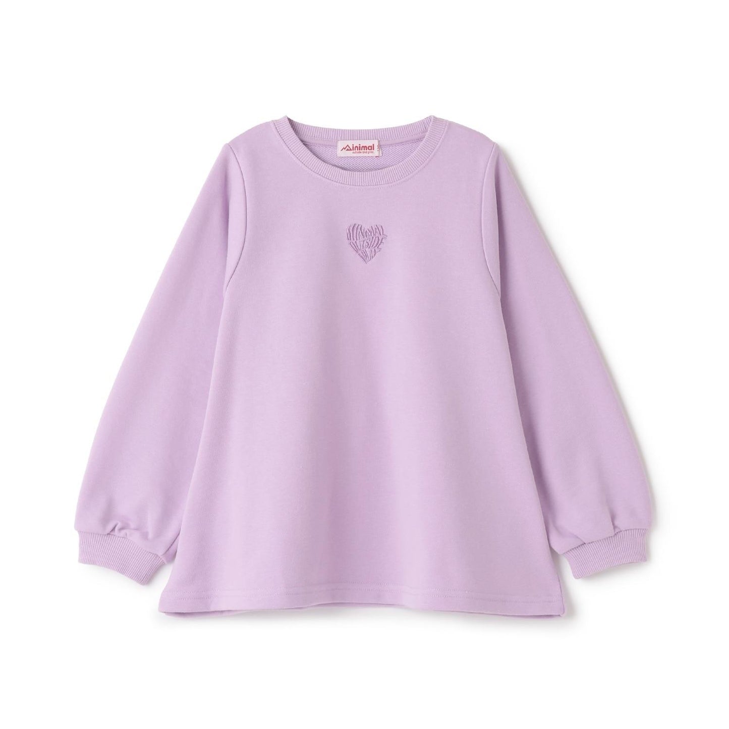 加絨A字版型單點裝飾套頭衫