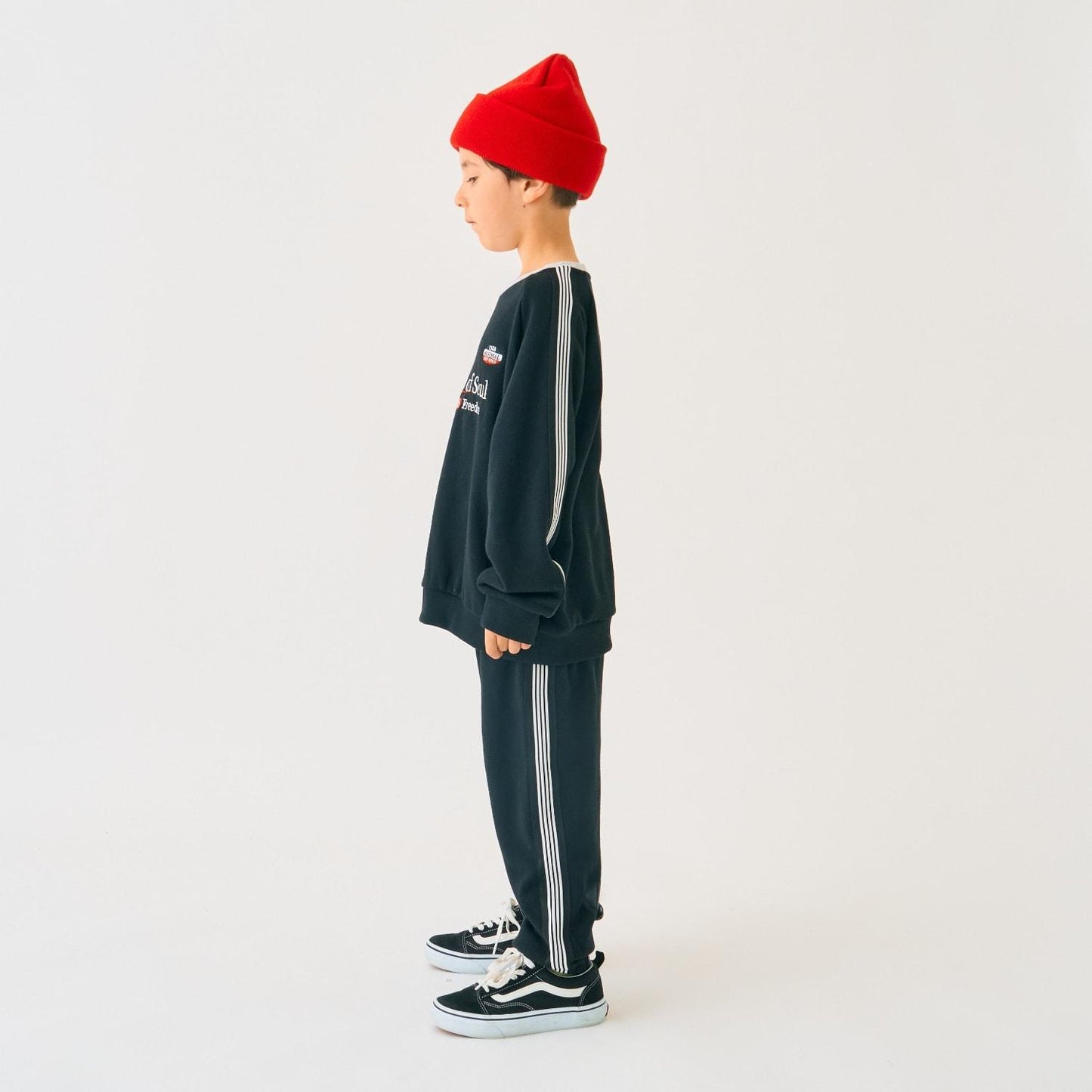 袖部條紋衛衣【可成套搭配】