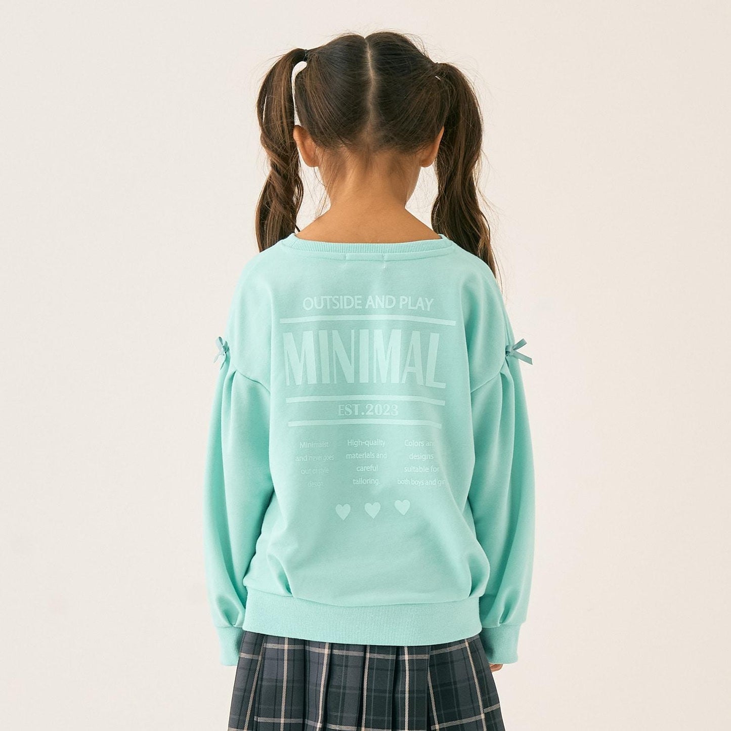 加絨背面印花套頭衫