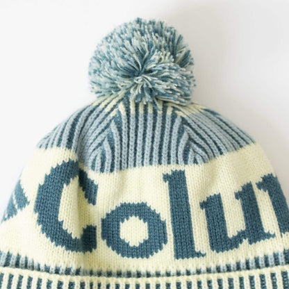 【Columbia】標誌毛球針織帽