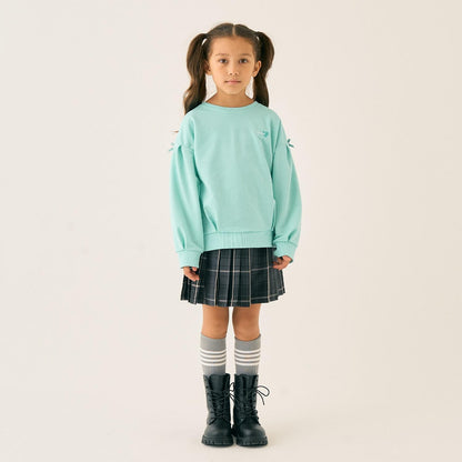 加絨背面印花套頭衫