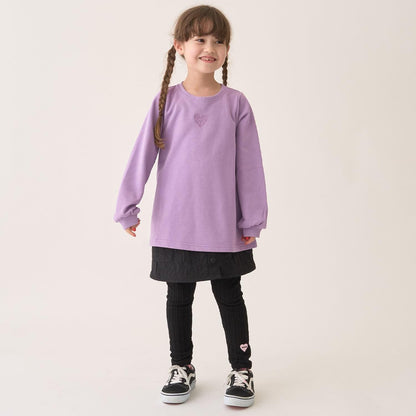 加絨A字版型單點裝飾套頭衫