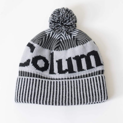 【Columbia】標誌毛球針織帽