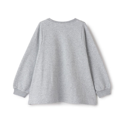 加絨A字版型單點裝飾套頭衫