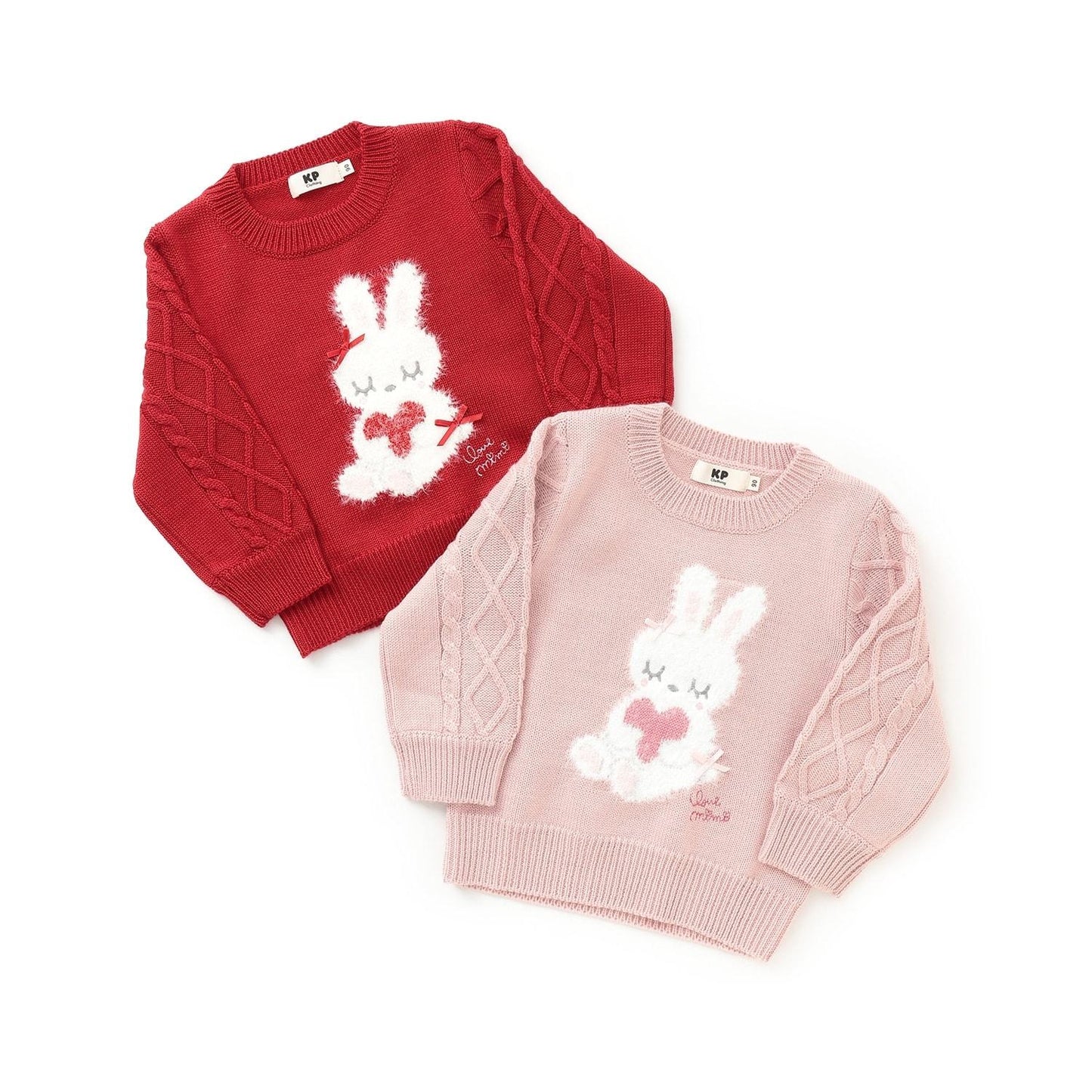 mimi醬 袖部麻花針織毛衣【可水洗】