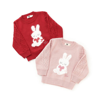 mimi醬 袖部麻花針織毛衣【可水洗】