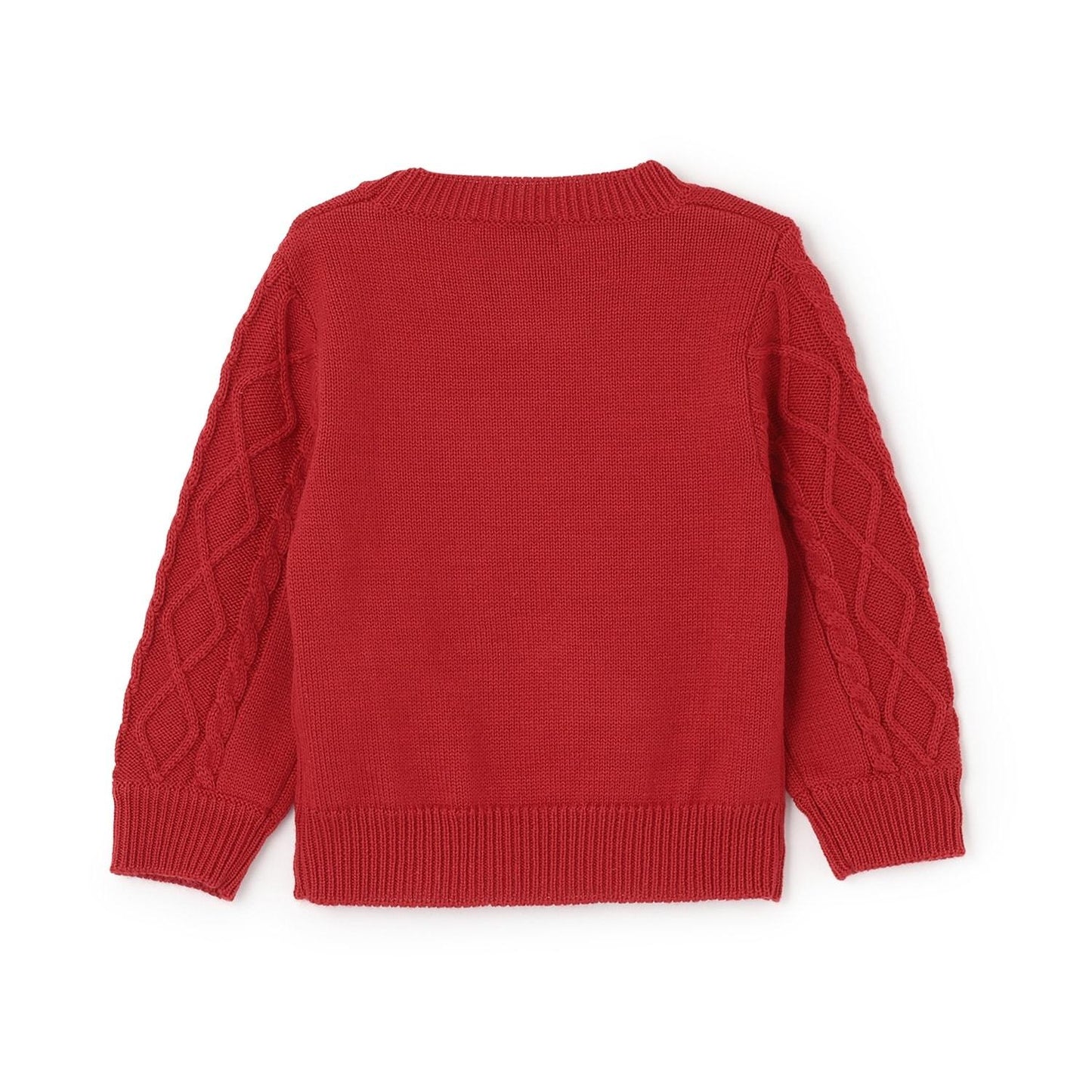 mimi醬 袖部麻花針織毛衣【可水洗】