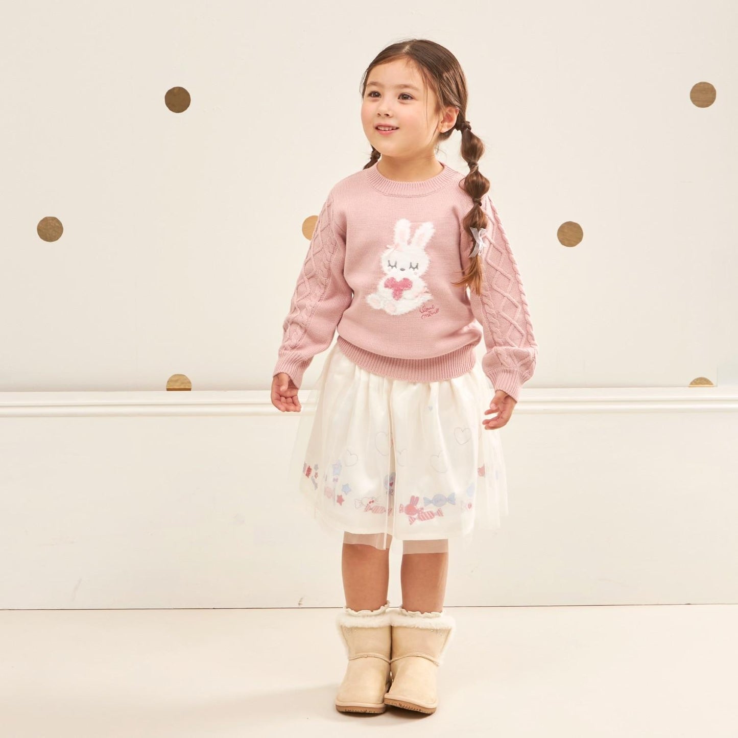 mimi醬刺繡網紗裙