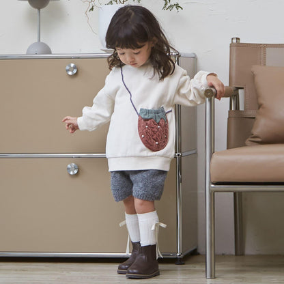 【加絨】草莓斜挎包衛衣