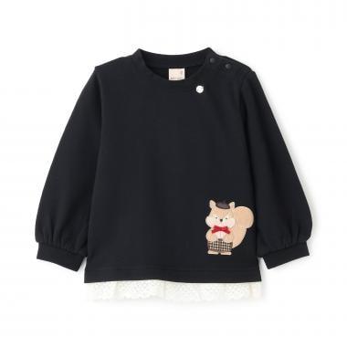 動物圖案貼布衛衣