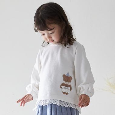 動物圖案貼布衛衣