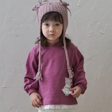 動物圖案貼布衛衣