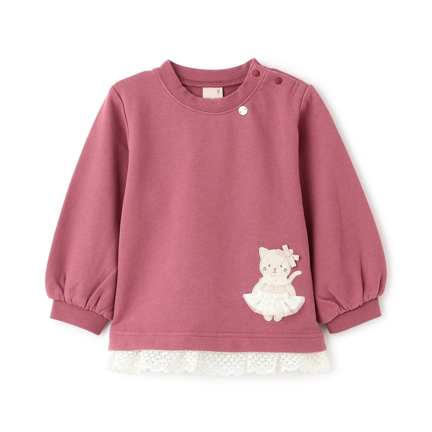 動物圖案貼布衛衣