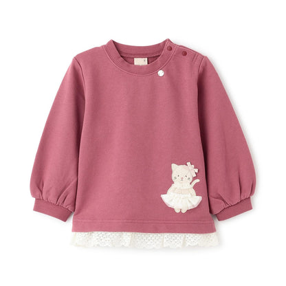 動物圖案貼布衛衣