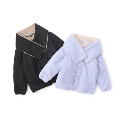 菱格紋雙面穿夾克