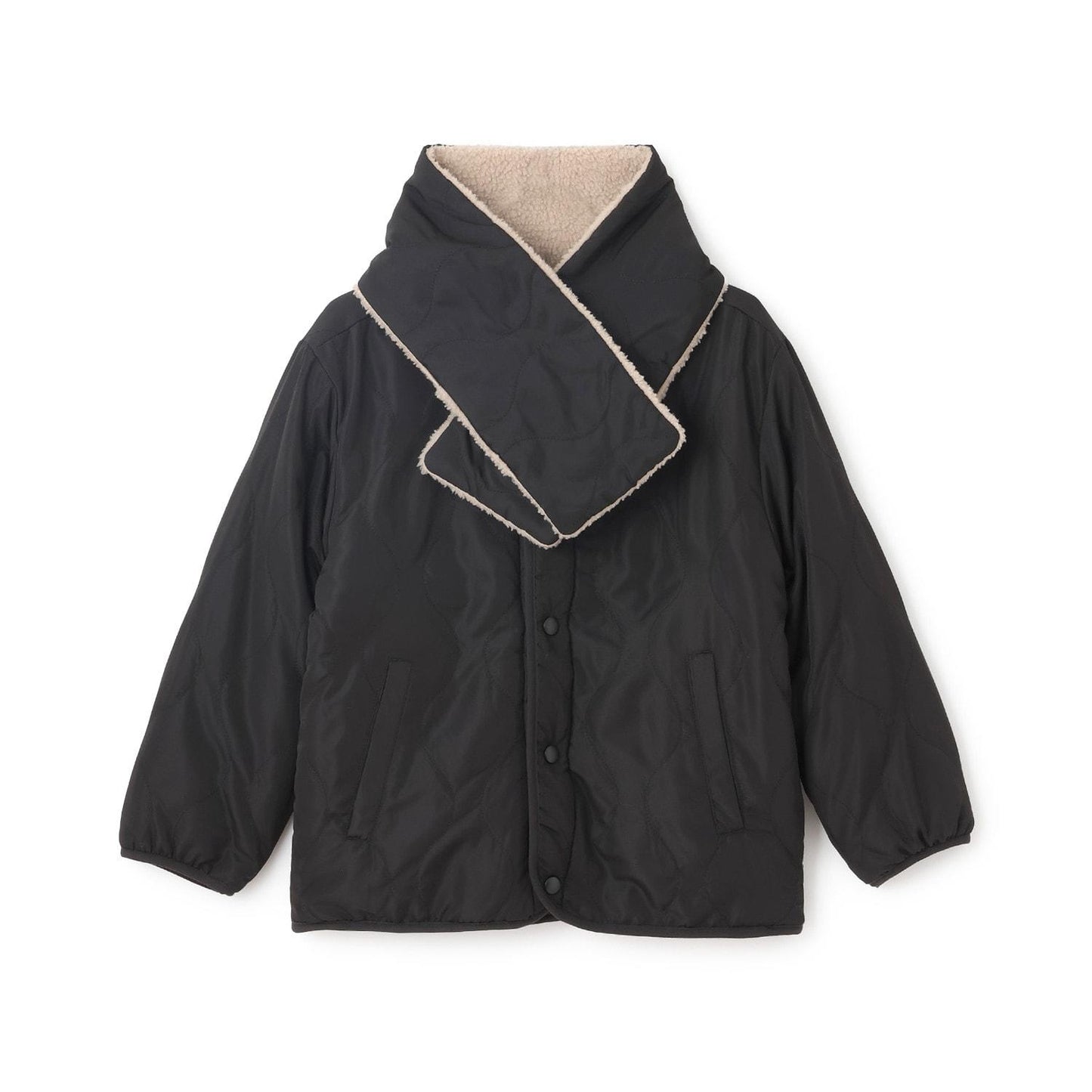 菱格紋雙面穿夾克