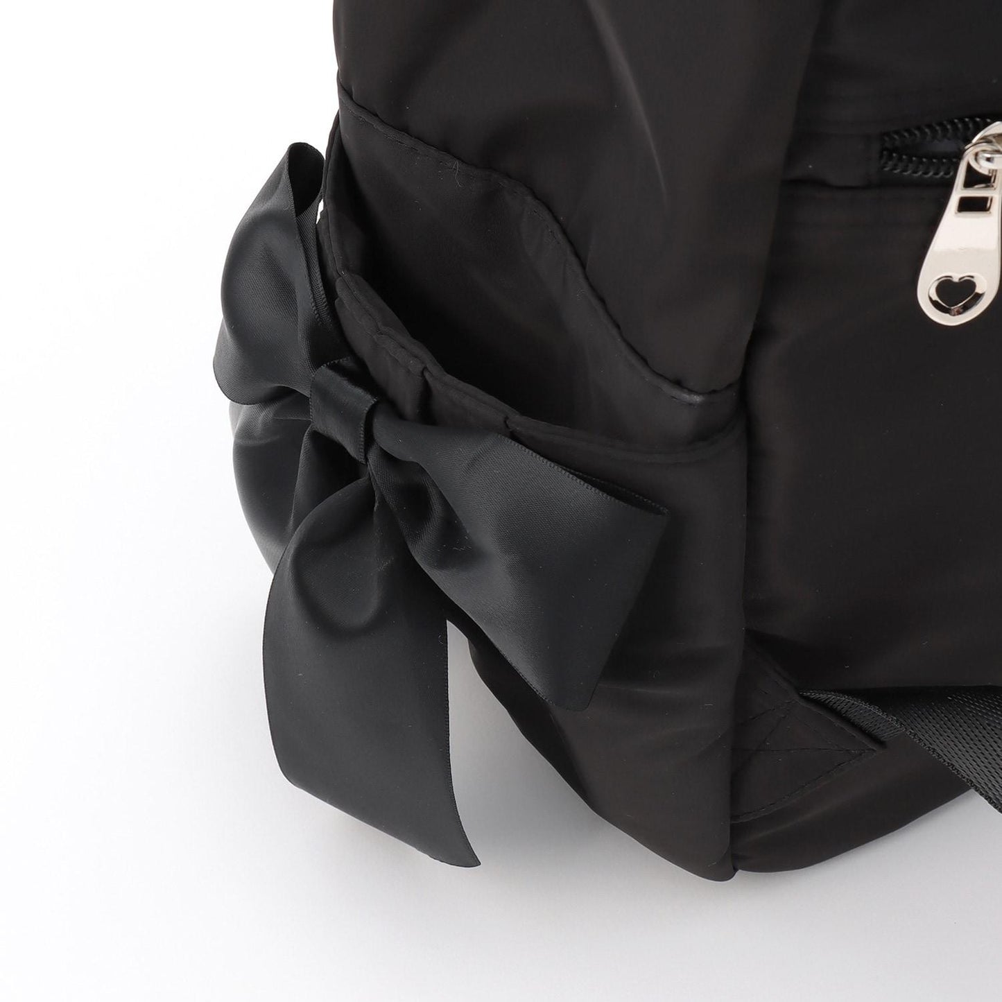 【メゾピアノママ】荷葉邊蝴蝶結媽媽雙肩包 容量約20L