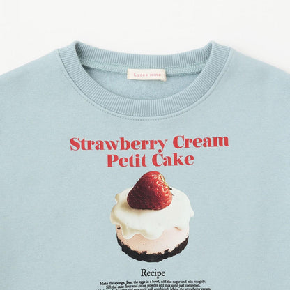 【Lycee mine 芭蕾系列】【加絨內裡】蛋糕圖案印花衛衣